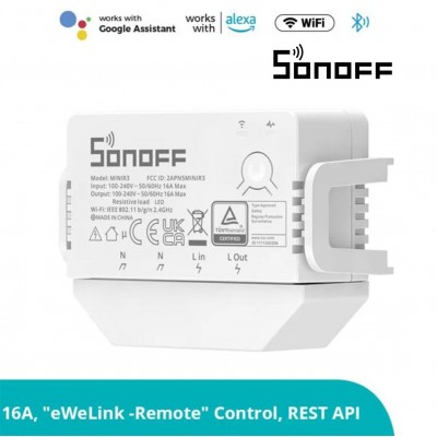 Sonoff MINIR3 - Wi-Fi Smart Switch 16A/3500W